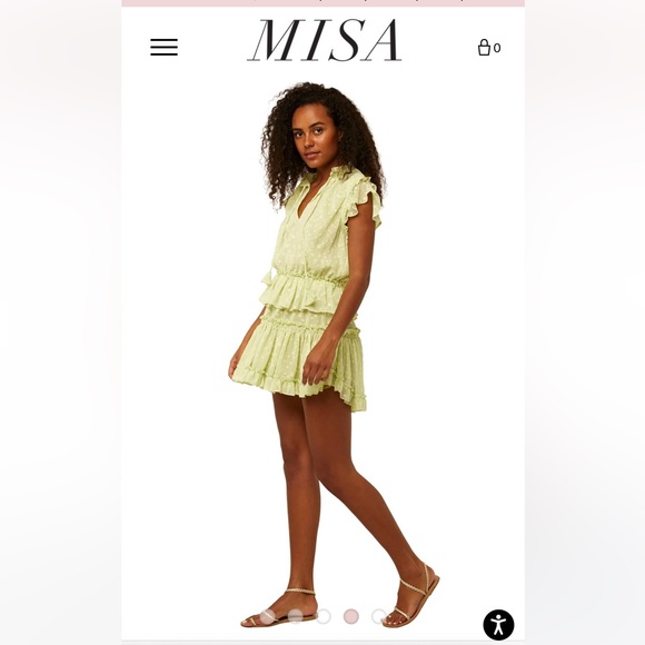 MISA Lilian Dress *Never Worn* Size Medium - Picture 2 of 5